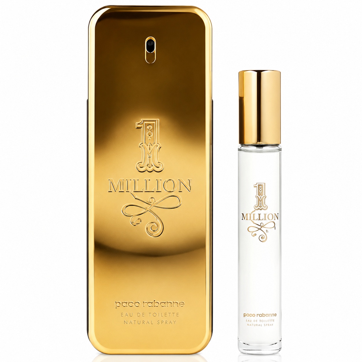 1million_highres_250kb Paco Rabanne-1 Million (M) Edt 100ml + Edt 20ml Travel set - Image 1