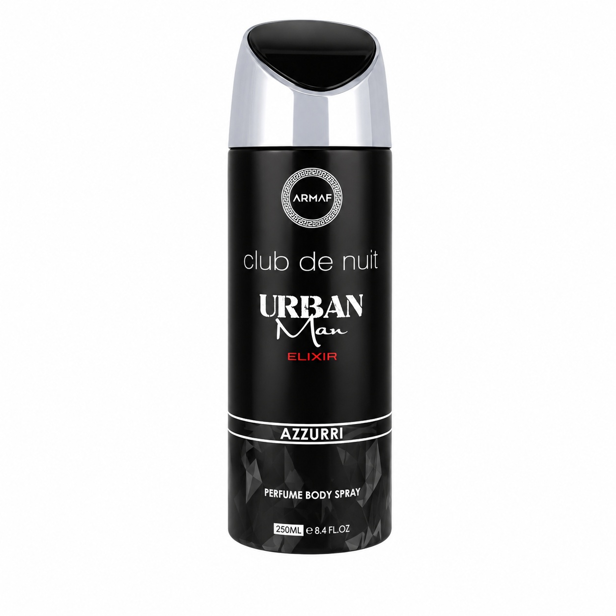Armaf_Club_De_Nuit_Urban_Elixir_Body_Spray_White_BG_250KB Armaf-Cdn Urban Man Elixir 200ml - Image 1